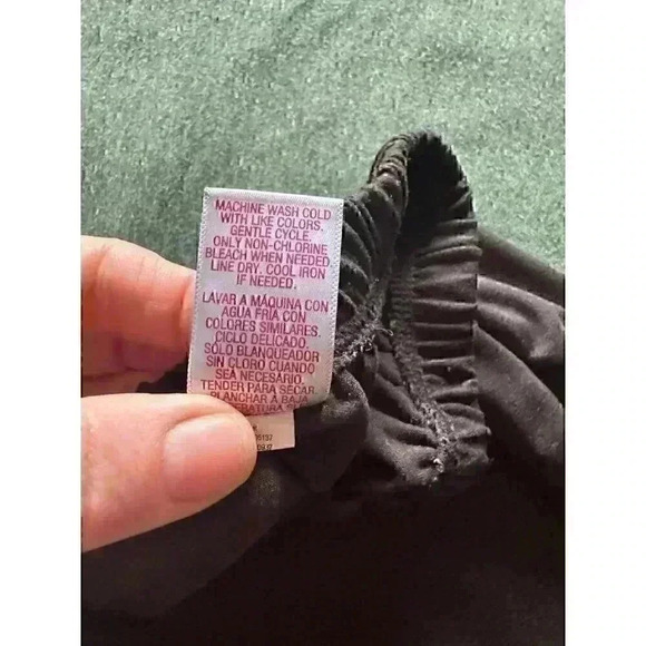 Basic black legging size large soft stretch classic capsule wardrobe staple item - Picture 7 of 9